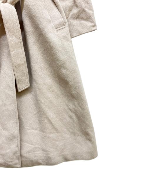 NOLLEY'S sophi（ノーリーズソフィー）NOLLEY'S sophi (ノーリーズソフィー) アンゴラロングベルテッドコート ピンク サイズ:38の古着・服飾アイテム