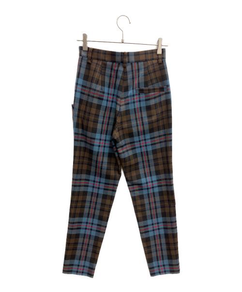 Vivienne Westwood RED LABEL（ヴィヴィアンウエストウッドレッドレーベル）Vivienne Westwood RED LABEL (ヴィヴィアンウエストウッドレッドレーベル) アシメチェックパンツ ブルー サイズ:SIZE01の古着・服飾アイテム