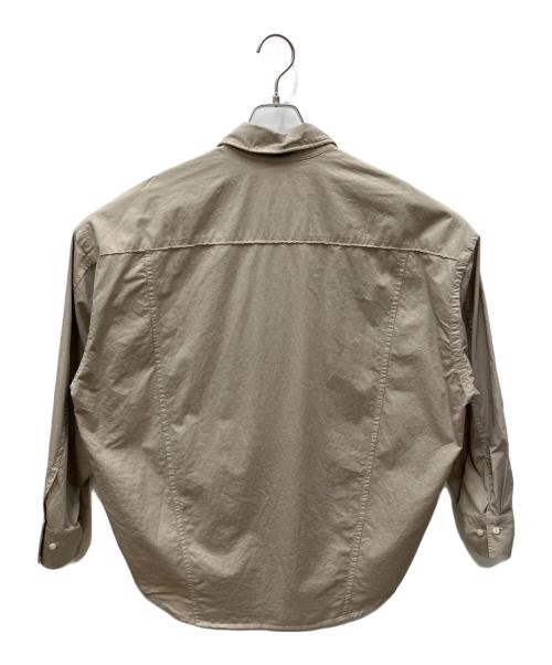 BRILL（ブリル）BRILL (ブリル) セイヒンゾメオーバーシャツ ベージュ サイズ:Fの古着・服飾アイテム