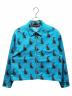 PRADA（プラダ）の古着「Bunny Zip-Up Shirt Blouson」｜ブルー