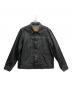 LEVI'S（リーバイス）の古着「Type1 Trucker Jacket BLACK COATING」｜ブラック