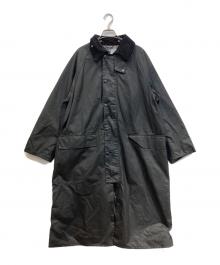 Barbour（バブアー）の古着「オーバーサイズ ワックスバーレーコート」｜ブラック