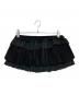 GLOWNY（グロウニー）の古着「GIRLFRIEND RUFFLE MINI SKIRT」｜ブラック
