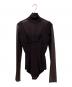 FETICO（フェティコ）の古着「SHEER PANEL TURTLE NECK BODYSUIT」｜ブラウン