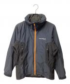 mont-bellモンベル）の古着「ドロワットパーカ（トレッキングウェア)」｜ネイビー