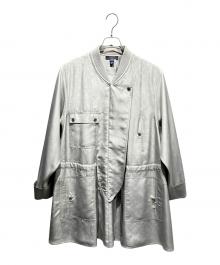 LOUIS VUITTON（ルイ ヴィトン）の古着「シルクドレス RＷ212Ｗ D96 FLDR35」｜グレー