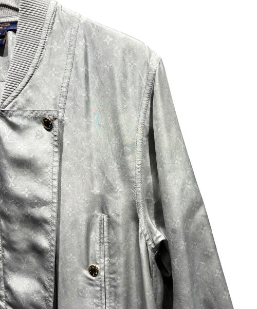 LOUIS VUITTON（ルイ ヴィトン）LOUIS VUITTON (ルイ ヴィトン) シルクドレス RＷ212Ｗ D96 FLDR35 グレー サイズ:40の古着・服飾アイテム