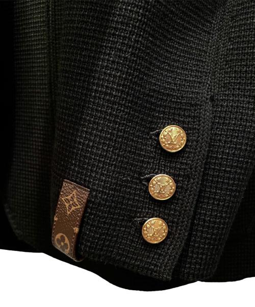 LOUIS VUITTON（ルイ ヴィトン）LOUIS VUITTON (ルイ ヴィトン) 金釦テーラードジャケット ブラック サイズ:XLの古着・服飾アイテム