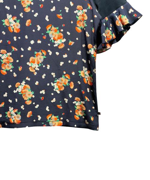LOUIS VUITTON（ルイ ヴィトン）LOUIS VUITTON (ルイ ヴィトン) 切替カットソー ネイビー×オレンジ サイズ:XLの古着・服飾アイテム