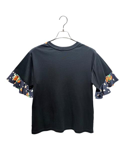 LOUIS VUITTON（ルイ ヴィトン）LOUIS VUITTON (ルイ ヴィトン) 切替カットソー ネイビー×オレンジ サイズ:XLの古着・服飾アイテム