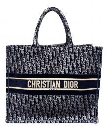 Christian Dior（クリスチャン ディオール）の古着「ブックトート ラージ」｜ネイビー