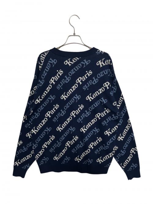 KENZO（ケンゾー）KENZO (ケンゾー) VERDY MARKET GENDERLESS CARDIGAN MIDNIGHTBLUE ネイビー サイズ:Mの古着・服飾アイテム