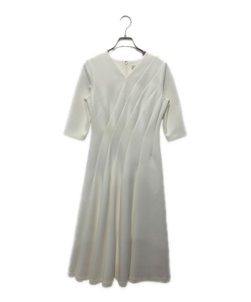 CELFORD（セルフォード）CELFORD (セルフォード) ツイストポンチワンピース ホワイト サイズ:SIZE36の古着・服飾アイテム
