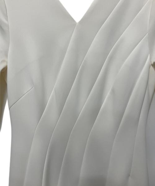 CELFORD（セルフォード）CELFORD (セルフォード) ツイストポンチワンピース ホワイト サイズ:SIZE36の古着・服飾アイテム