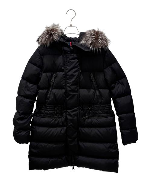 MONCLER（モンクレール）MONCLER (モンクレール) APHROTITI シルバーフォックスファー ダウンコート ブラック サイズ:00の古着・服飾アイテム