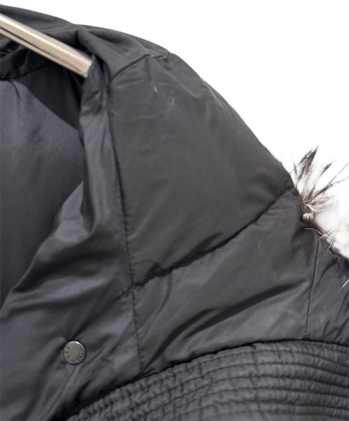 MONCLER（モンクレール）MONCLER (モンクレール) APHROTITI シルバーフォックスファー ダウンコート ブラック サイズ:00の古着・服飾アイテム