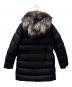 MONCLER (モンクレール) APHROTITI シルバーフォックスファー ダウンコート ブラック サイズ:00：100000円