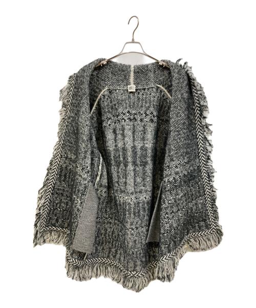 GALLARDA GALANTE（ガリャルダガランテ）GALLARDA GALANTE (ガリャルダガランテ) フリンジニットガウン ホワイト サイズ:Freeの古着・服飾アイテム