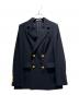 MACPHEE（マカフィー）の古着「ビンテージギャバジン ダブルブレストジャケット/Vintage Gabardine Double Breasted Jacket/12-07-10-07002」｜ブラック
