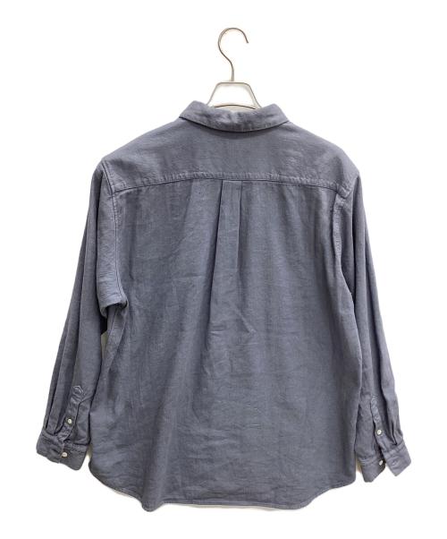 confect（コンフェクト）CONFECT (コンフェクト) コットンリネンツイル レギュラーカラーシャツ グレー サイズ:4の古着・服飾アイテム
