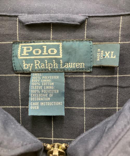 POLO RALPH LAUREN（ポロ・ラルフローレン）POLO RALPH LAUREN (ポロ・ラルフローレン) バイスイング ジャケット ネイビー サイズ:XLの古着・服飾アイテム