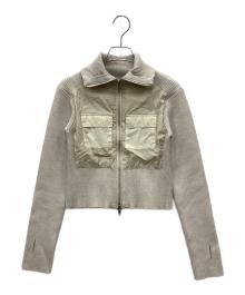 atmos pink（アトモスピンク）の古着「Docking Knit Zip-up」｜ベージュ