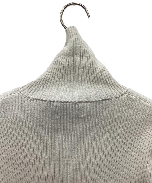 atmos pink（アトモスピンク）atmos pink (アトモスピンク) Docking Knit Zip-up ベージュ サイズ:SIZE FREEの古着・服飾アイテム