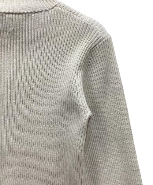 atmos pink（アトモスピンク）atmos pink (アトモスピンク) Docking Knit Zip-up ベージュ サイズ:SIZE FREEの古着・服飾アイテム