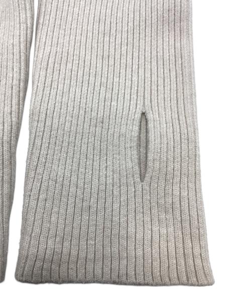 atmos pink（アトモスピンク）atmos pink (アトモスピンク) Docking Knit Zip-up ベージュ サイズ:SIZE FREEの古着・服飾アイテム