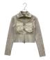 atmos pink（アトモスピンク）の古着「Docking Knit Zip-up」｜ベージュ
