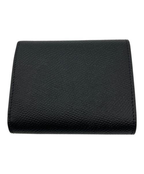 CELINE（セリーヌ）CELINE (セリーヌ) スモールトリフォールド コンパクトウォレット ブラックの古着・服飾アイテム