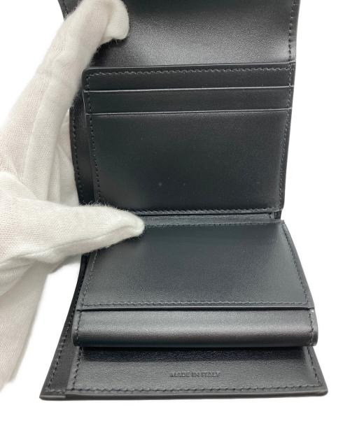 CELINE（セリーヌ）CELINE (セリーヌ) スモールトリフォールド コンパクトウォレット ブラックの古着・服飾アイテム