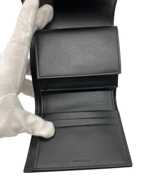 CELINE（セリーヌ）CELINE (セリーヌ) スモールトリフォールド コンパクトウォレット ブラックの古着・服飾アイテム