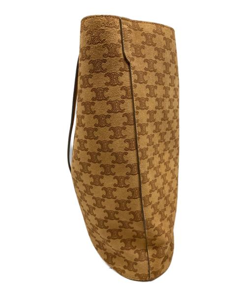 CELINE（セリーヌ）CELINE (セリーヌ) トリオンフ　バケットバッグ シガーブラウンの古着・服飾アイテム