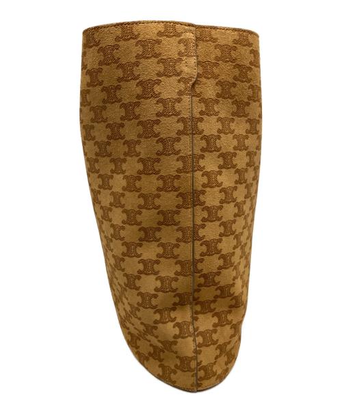 CELINE（セリーヌ）CELINE (セリーヌ) トリオンフ　バケットバッグ シガーブラウンの古着・服飾アイテム
