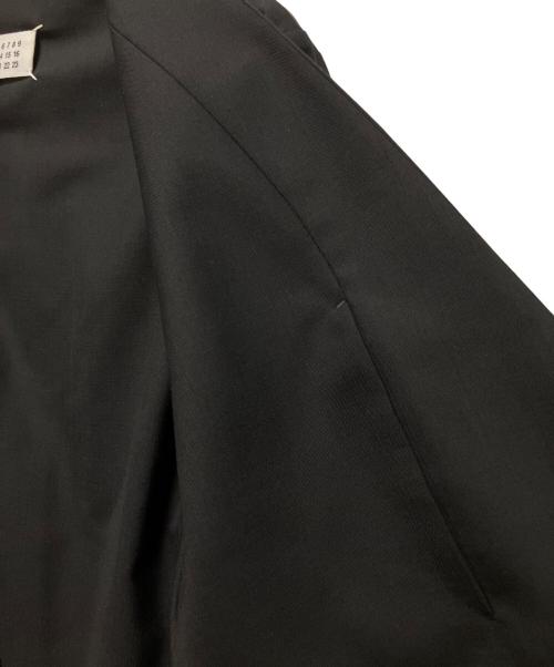 Maison Margiela（メゾンマルジェラ）Maison Margiela (メゾンマルジェラ) ノーカラージャケット/4ステッチ ノーカラージャケット ブラック サイズ:50の古着・服飾アイテム