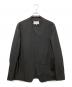 Maison Margiela（メゾンマルジェラ）の古着「ノーカラージャケット/4ステッチ ノーカラージャケット」｜ブラック