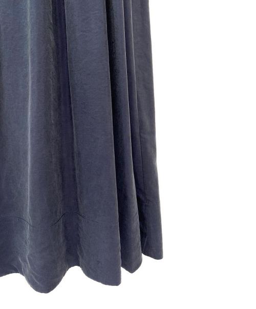 ebure（エブール）ebure (エブール) シルク混ワンピース ネイビー サイズ:38の古着・服飾アイテム