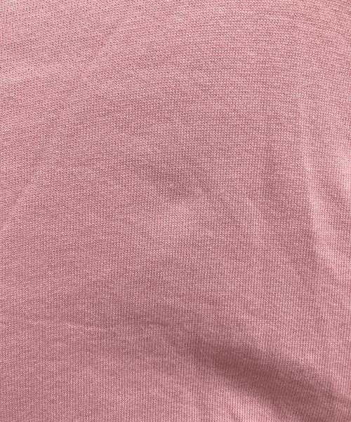 AMI Alexandre Mattiussi（アミアレクサンドルマテュッシ）AMI Alexandre Mattiussi (アミアレクサンドルマテュッシ) ハートロゴ刺繍Tシャツ ピンク サイズ:XXSの古着・服飾アイテム