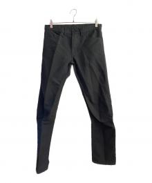 COMME des GARCONS HOMME PLUS（コムデギャルソンオムプリュス）の古着「アシンメトリー製品加工スラックス」｜ブラック