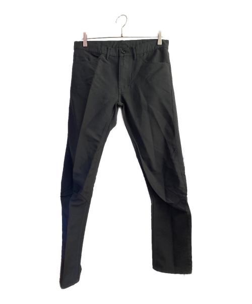 COMME des GARCONS HOMME PLUS（コムデギャルソンオムプリュス）COMME des GARCONS HOMME PLUS (コムデギャルソンオムプリュス) アシンメトリー製品加工スラックス ブラック サイズ:Sの古着・服飾アイテム