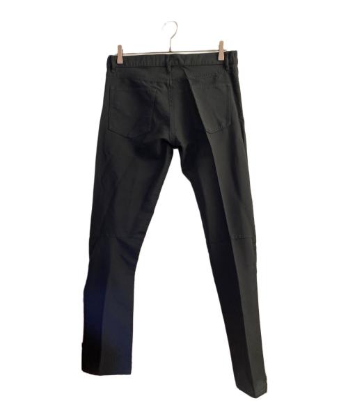 COMME des GARCONS HOMME PLUS（コムデギャルソンオムプリュス）COMME des GARCONS HOMME PLUS (コムデギャルソンオムプリュス) アシンメトリー製品加工スラックス ブラック サイズ:Sの古着・服飾アイテム
