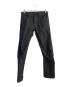 COMME des GARCONS HOMME PLUS（コムデギャルソンオムプリュス）の古着「アシンメトリー製品加工スラックス」｜ブラック