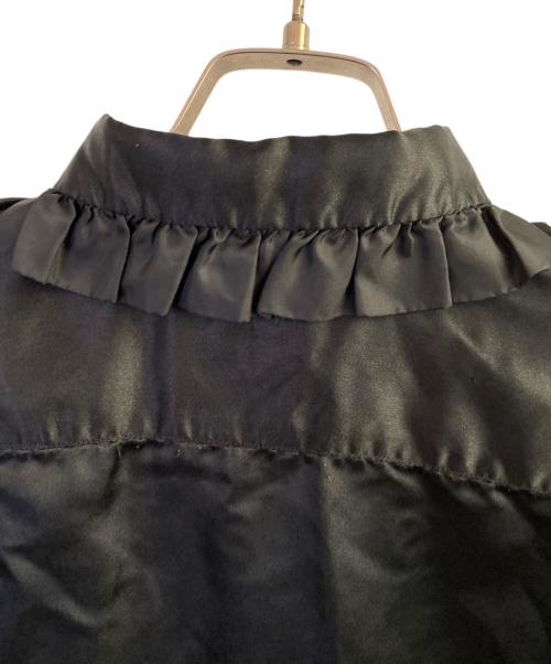 COMME des GARCONS HOMME PLUS（コムデギャルソンオムプリュス）COMME des GARCONS HOMME PLUS (コムデギャルソンオムプリュス) フリルデザインシャツ ブラック サイズ:XSの古着・服飾アイテム