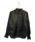 COMME des GARCONS HOMME PLUS（コムデギャルソンオムプリュス）の古着「フリルデザインシャツ」｜ブラック