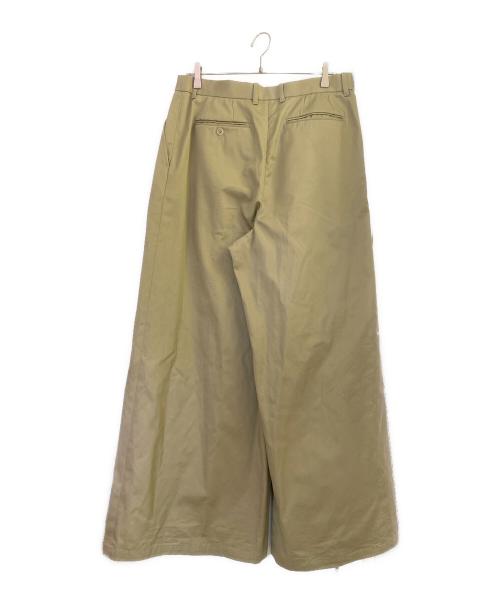 TAAKK（ターク）TAAKK (ターク) DECONSTRUCTED CHINO PANTS ベージュ サイズ:3の古着・服飾アイテム