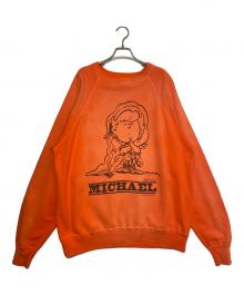 SAINT MICHAEL（セントマイケル）の古着「CRW N SWT」｜オレンジ