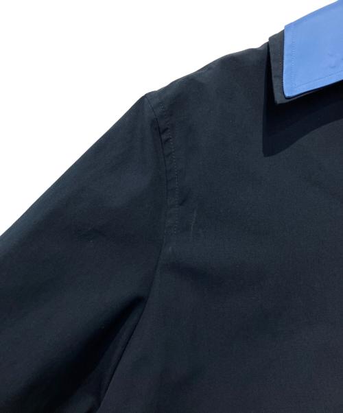 BOTTEGA VENETA（ボッテガベネタ）BOTTEGA VENETA (ボッテガベネタ) レイヤードシャツ ネイビー×ブルー サイズ:52の古着・服飾アイテム