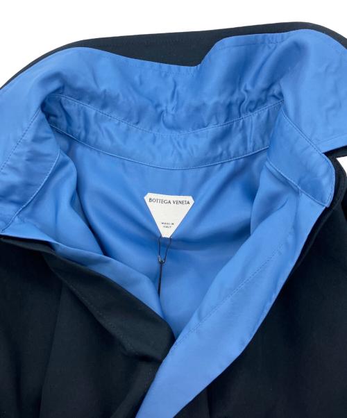 BOTTEGA VENETA（ボッテガベネタ）BOTTEGA VENETA (ボッテガベネタ) レイヤードシャツ ネイビー×ブルー サイズ:52の古着・服飾アイテム