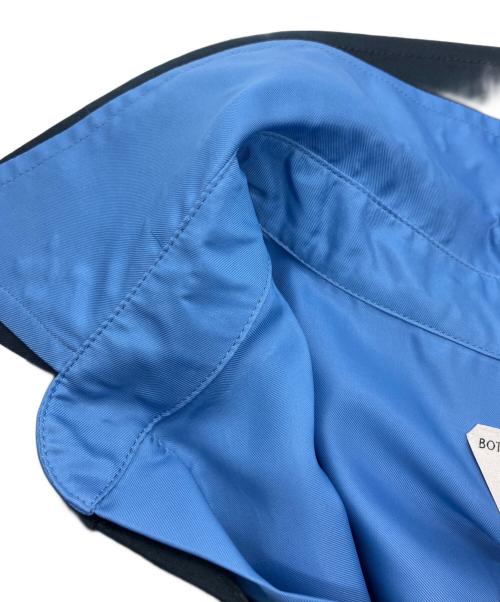 BOTTEGA VENETA（ボッテガベネタ）BOTTEGA VENETA (ボッテガベネタ) レイヤードシャツ ネイビー×ブルー サイズ:52の古着・服飾アイテム
